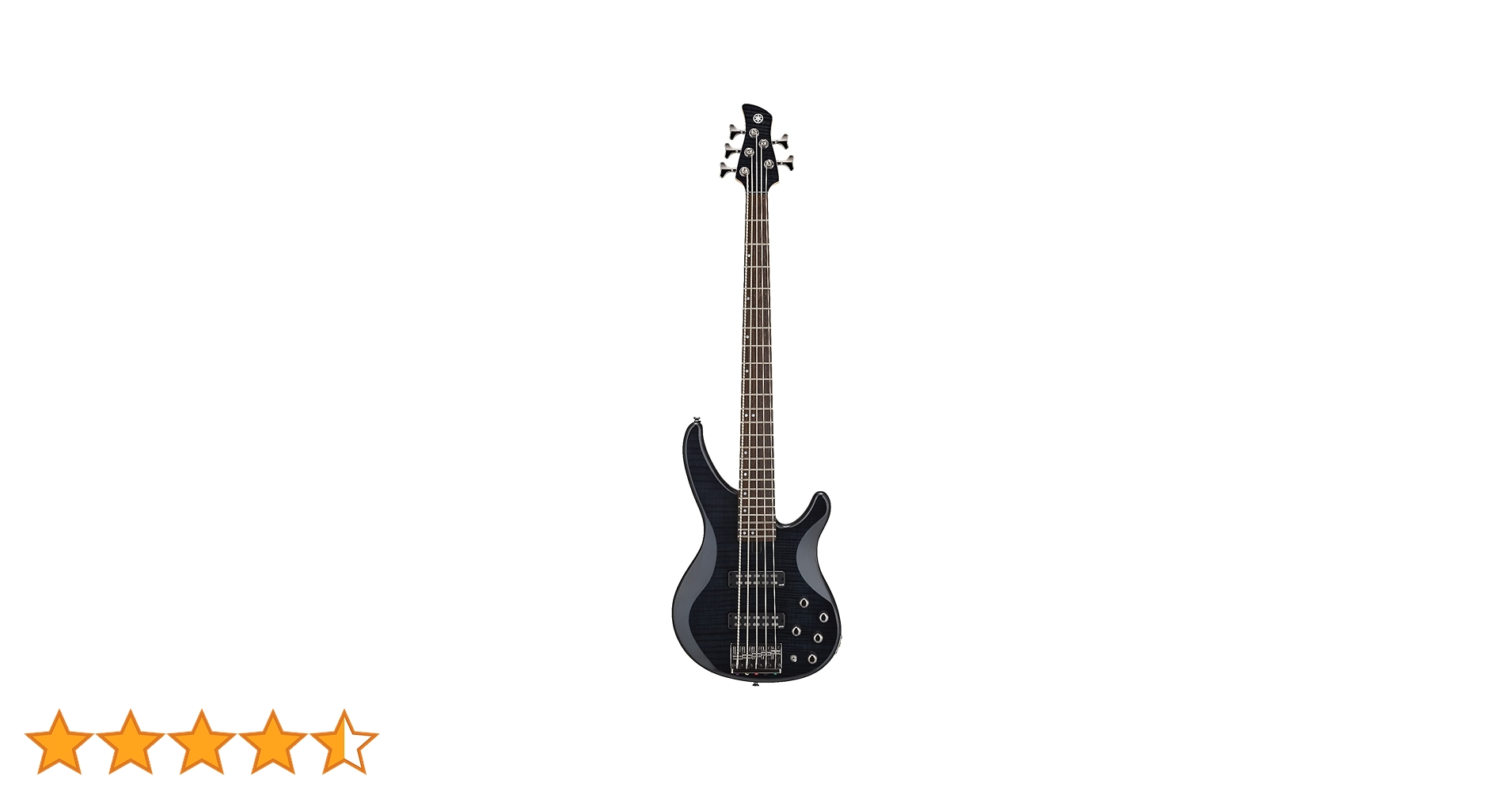 Amazon | ヤマハ TRBX605 5弦フレイムドメープルベースギター、半透明